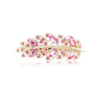 Juukseklamber Pink leaf barrette