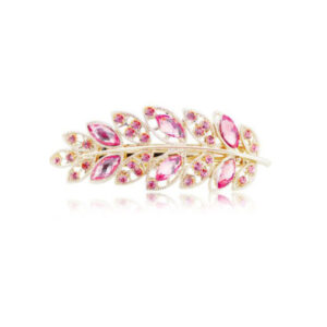 Juukseklamber Pink leaf barrette