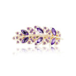 Juukseklamber Purple leaf barrette