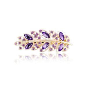 Juukseklamber Purple leaf barrette