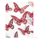 Liblikad Red butterflies 2