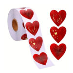 Kleepsud Red heart label