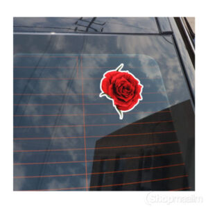 Autokleeps Rose car sticker