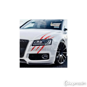 Autokleeps Scratch sticker red