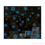 Dekoratiivkleebis Snowflake stickers blue