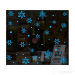 Dekoratiivkleebis Snowflake stickers blue