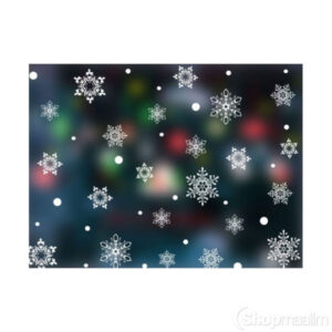 Dekoratiivkleebis Snowflake stickers white
