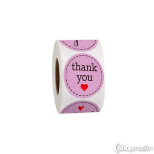 Kleepsud Thank you label 15
