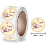 Kleepsud Thank you label girl