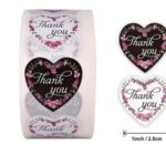 Kleepsud Thank you label heart