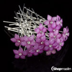 Juuksenõel Violet flower hair pin