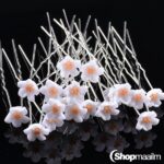 Juuksenõel White flower hair pin 2