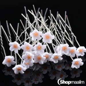 Juuksenõel White flower hair pin 2