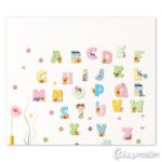 Dekoratiivkleebis Winnie the Pooh alphabet