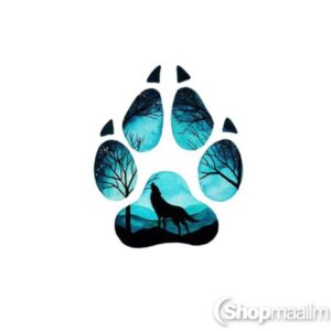 Autokleeps Wolf paw