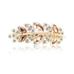 Juukseklamber Yellow leaf barrette
