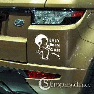 Autokleeps Baby in car silver