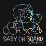 Autokleeps Baby on board teddy