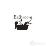 Dekoratiivkleebis Bathroom sticker