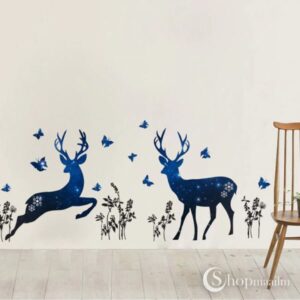 Dekoratiivkleebis Blue deer