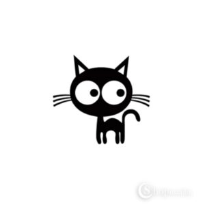 Dekoratiivkleebis Funny cat 2