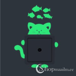 Lüliti ümbrise dekoratiivkleebis Glow cat sticker 2