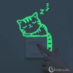 Lüliti ümbrise dekoratiivkleebis Glow cat sticker 3