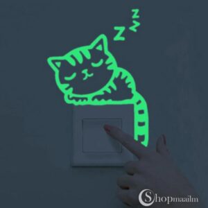 Lüliti ümbrise dekoratiivkleebis Glow cat sticker 3