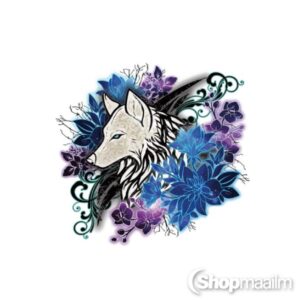 Autokleeps Wolf car sticker 3