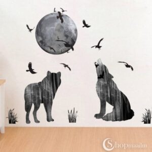 Dekoratiivkleebis Wolves
