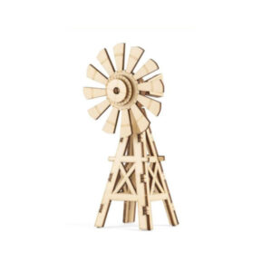 3D pusle puidust 3D puzzle Windmill