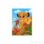 Teemanditikand / mosaiik-pilt 5d Simba
