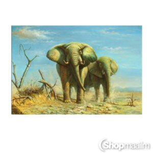 Teemanditikand / mosaiik-pilt 5D elephants
