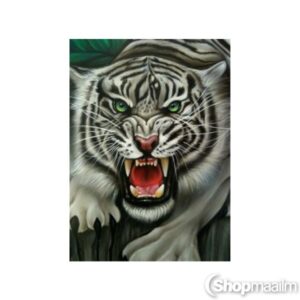 Teemanditikand / mosaiik-pilt 5D angry tiger 3