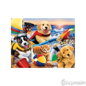Teemanditikand / mosaiik-pilt 5D beach animals