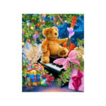 Teemanditikand / mosaiik-pilt 5d Christmas bear 40*30 cm