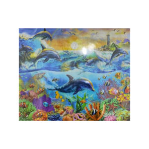 Teemanditikand / mosaiik-pilt 5d diamond dolphins HS