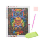 Teemanditikand / mosaiik-pilt 5d diamond owl