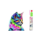 Teemanditikand / mosaiik-pilt 5d diamond painting cat