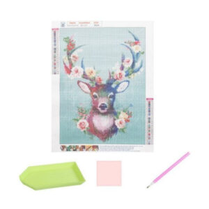 Teemanditikand / mosaiik-pilt 5d diamond painting deer
