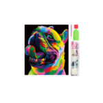 Teemanditikand / mosaiik-pilt 5d diamond painting dog