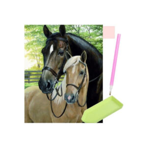 Teemanditikand / mosaiik-pilt 5d diamond painting horses