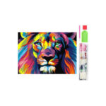 Teemanditikand / mosaiik-pilt 5d diamond painting lion
