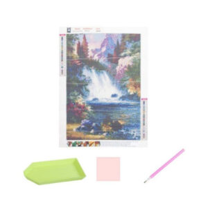 Teemanditikand / mosaiik-pilt 5d diamond painting waterfall