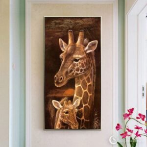 Teemanditikand / mosaiik-pilt 5D giraffes