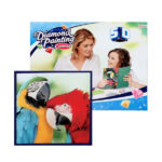 Teemanditikand raami peal 5d painting parrots