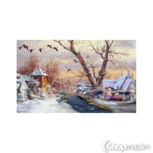 Teemanditikand / mosaiik-pilt 5D winter village 2