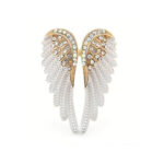 Pross Angel wings brooch