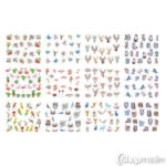 Küünte kleebised Animals nail stickers