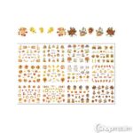 Küünte kleebised Autumn nail sticker